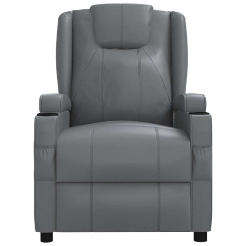 VidaXL vidaXL Massagesessel Anthrazit Kunstleder 2