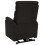VidaXL vidaXL Massagesessel mit Aufstehhilfe Dunkelbraun Stoff 6