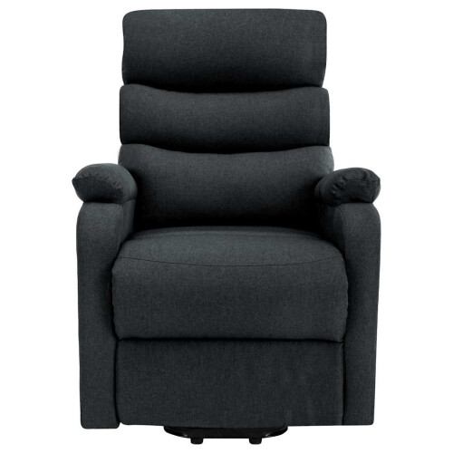 VidaXL vidaXL Massagesessel mit Aufstehhilfe Dunkelgrau Stoff 2