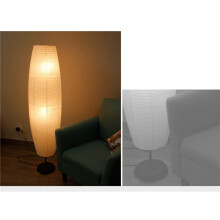 2X Reis Papier Boden Stehlampe Kreative Hohe Lampe Beleuchtet Im Wohnzimmer Dekoration Spezielle Papier Ständer Leuchten Neben Lampe Nur Lampenschirm
