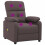 VidaXL vidaXL Massagesessel Dunkelbraun Stoff 7