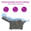 VidaXL vidaXL Massagesessel mit Aufstehhilfe Dunkelgrau Stoff 9