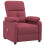 VidaXL vidaXL Massagesessel Weinrot Stoff 2