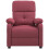 VidaXL vidaXL Massagesessel Weinrot Stoff 3
