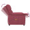 VidaXL vidaXL Massagesessel Weinrot Stoff 6