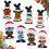 Christmas Wind Up Toys Set 8 Pieces 1