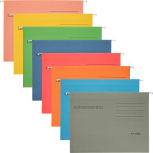 A4 Hanging File Folders Assorted Colors