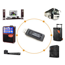 2X Zansong Uhf USB 3.5mm Wireless Microphone Megaphone Handheld Mic with Receiver for Karaoke Speech Loudspeaker V20