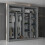 MN Furniture (Grey, 203cm)  Sliding Door Wardrobe with Mirror 3