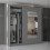 MN Furniture (Grey, 203cm)  Sliding Door Wardrobe with Mirror 4