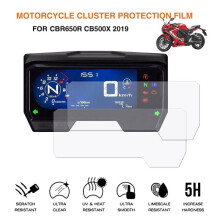 2X für CBR650R/CB650R/CBR500R/CB500F/X 2019+ Motorrad Armaturenbrett Bildschirm Schutz Folie Anti-Kratzen TPU