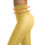 Women's Semi-Opaque Solid-Color Footed Tights Yellow 4