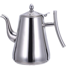 Tekanna med Filter, Tjockare Vattenkokare i Rostfritt Stål, Hotellkaffekanna, Restaurang, Induktionsspis, Tekokare, 2L