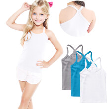 Girls Sleeveless Racerback Tank Top Pack 3