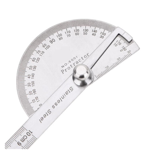 Stainless Steel Protractor Angle Finder 180