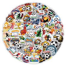 Soccer Stickers Vinyl DIY Decals 50 Pieces