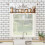Coffee Theme Kitchen Curtain Valance Thermal Insulated 3