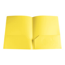 Plastic File Folders with Pockets Heavy Duty 12