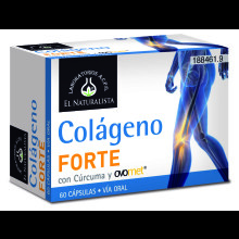 El Natural Colageno Forte Con Curcuma y Ovomet 60 Capsulas