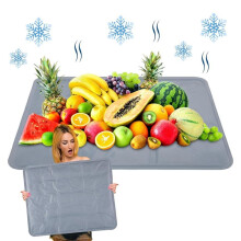Reusable Freezable Ice Mat for Buffet Table Chilled Serving Tray Party 19.69 X 15.75 Inches Charcuterie Cooler