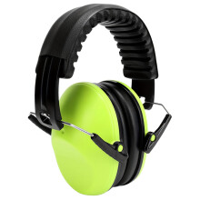 Kids Noise-Canceling Ear Protection Earmuffs Green Pink