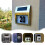 Solar House Number Sign Light Vertical Reflective LED 1pc 1