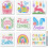 Easter Bunny Stencils Reusable 9-Piece 5.9 Inch 1