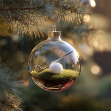 Tupukom Christmas Ornaments Glass Balls Winter Theme 7D