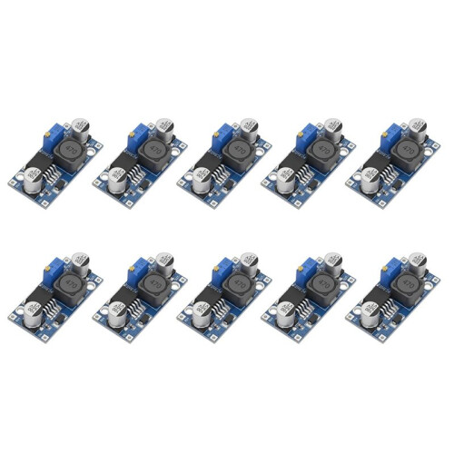 10pcs LM2596S  Converter, Adjustable Buck Converter, Step Down Module, 4V-38V to 1.25V-36V Efficient Voltage Regulator 1