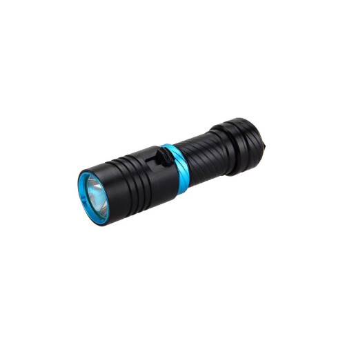 Rechargeable Diving Flashlight with Battery Indicator and Adjustable Brightness