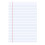 College Ruled Lined Paper 200 Sheets 3-Hole Punched 1