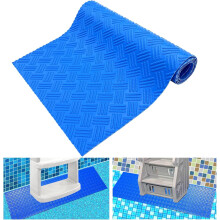 Pool Ladder Mat Non-Slip Protective Step Pad Blue 36 x 24