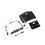 Motorcycle Rear License Plate Frame Relocation LED Light for  Electra Glide/Road Glide/Road King 2009-2023 Silver 1