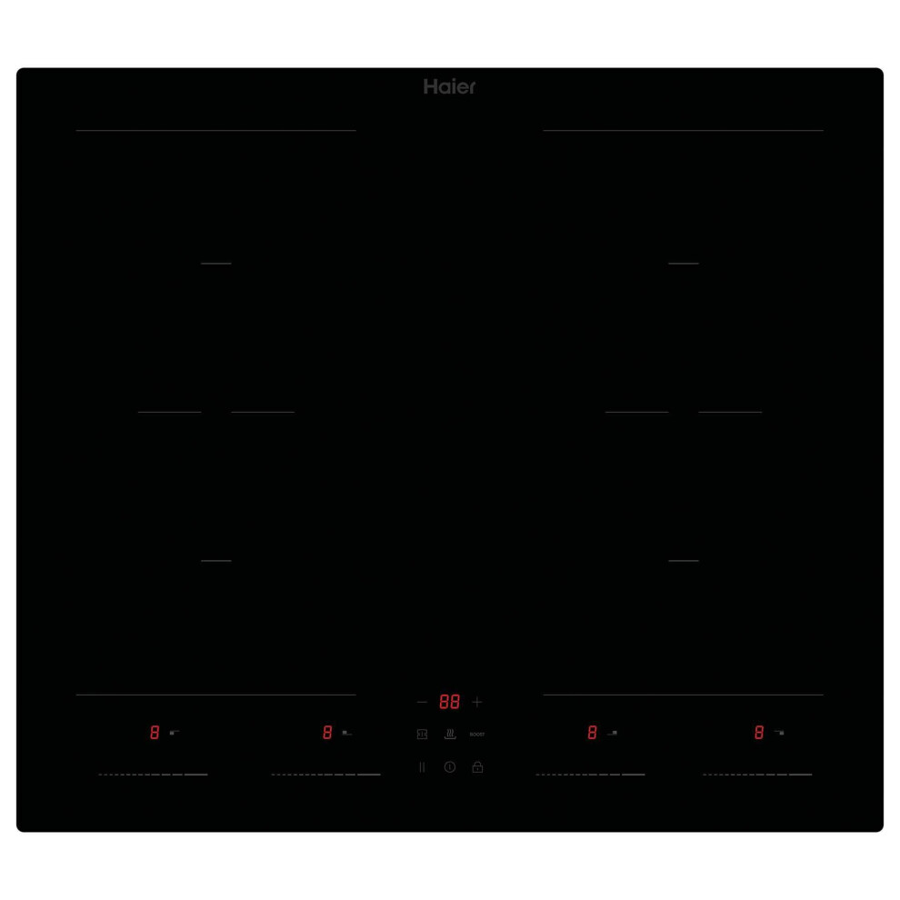 Haier Series 2 Haidfs64mcar 60Cm Induction Hob - Black Glass