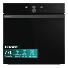 Hisense Hi6 SE BSA66331ABDGUK Built In Electric Single Oven - Black - A+ Rated