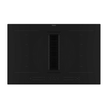Haier I-Dual Series 6 HAIH82MTMCF 80cm Induction Extractor Hob - Black - For Recirculating Ventilation
