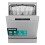 Hisense Hisense Hi4 Standard Dishwasher - Silver - B Rated 1