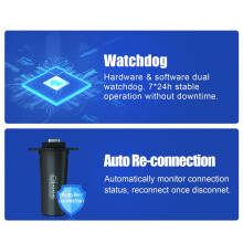 WiFi Solar Data Stick Plug-And-, Wodoodporny IP65, Rejestrator WiFi, Falownik Solarny USR-S100-WA12