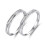 Adjustable Alloy Couple Rings Wedding Engagement 1