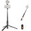 57.9in Selfie Stick Tripod with Phone Holder and Remote for iPhone and Android 1