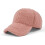 Pink Lamb Fleece Baseball Cap for Women, Solid Color, Thick 1