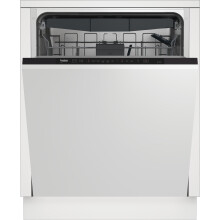 Beko Fully Integrated Standard Dishwasher - Stainless Steel with Fixed Door Hinge Kit - C Rated