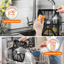 2X Plateau pour Friteuse à Air Chaud pour Holstein Housewares 8,4 QT à Double Panier, Plaque de Cuisson et Grille pour Friteuse à Air Chaud