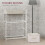Rustic Chest of Four Fabric Drawers - Black 8