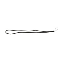 2X Cuerda de trenza de nylon Correa para el cuello para telefono con camara portatil Negro