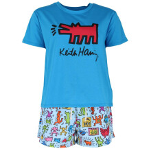 Keith Haring Women's Knit Pyjama Set with Shorts