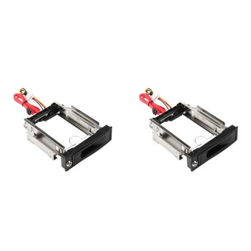 2X SSD de 3,5 Polegadas para 5,25 Polegadas Bay Tray Hard HDD Mounting Dock Bracket Adapter Converter Frame para PC Computer
