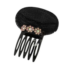 Rhinestone Flower Hair Clips Plastic Volumizing Clips for