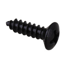 150X Guitar Bass Screws Parts for Scratchplates Pickguard, Black