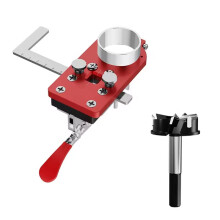 35mm Hinge Boring Jig Hole Drilling Guide Locator for Woodworking Hole with Fixture Hole Opener Template Tools